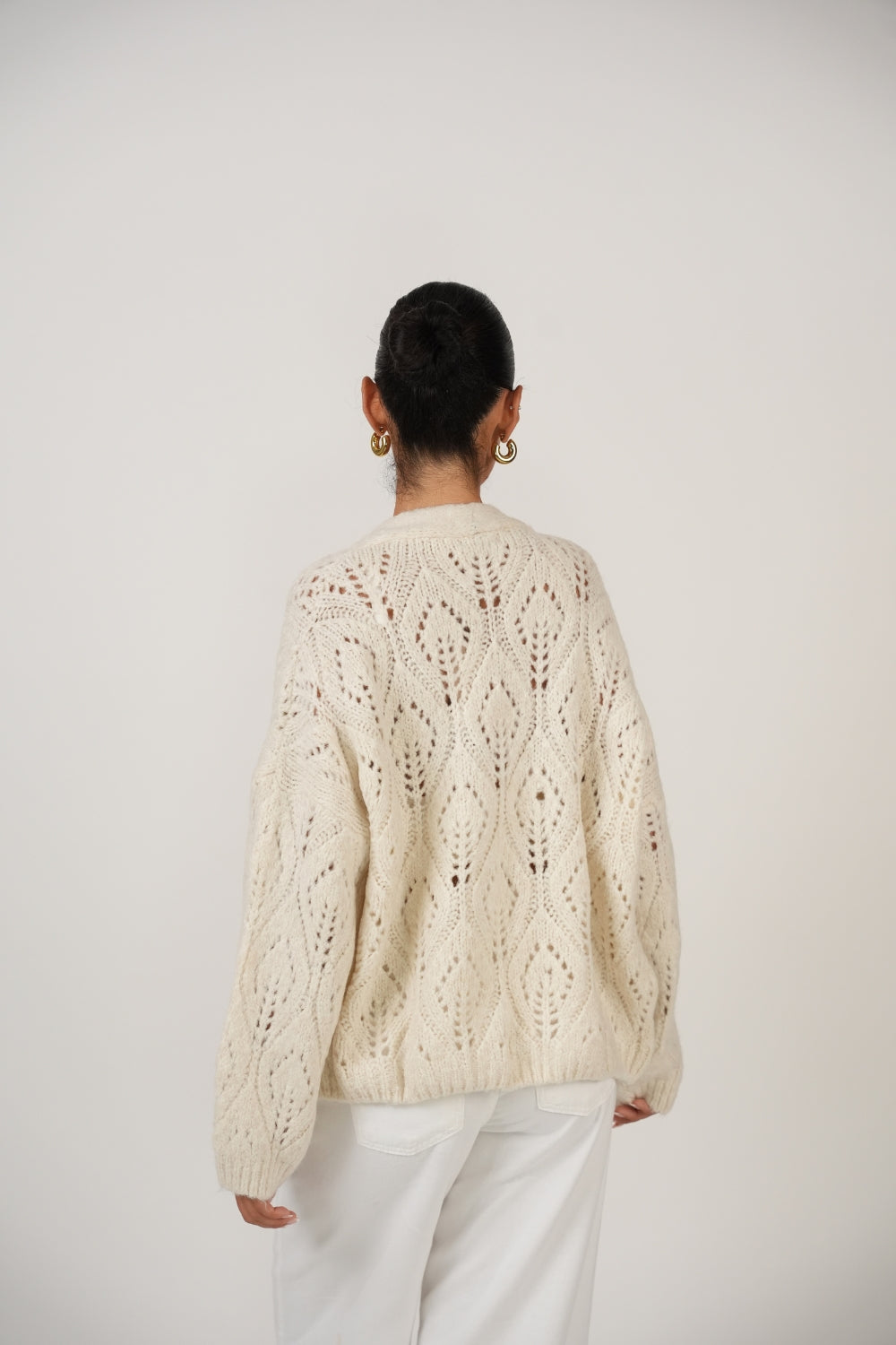 Cardigan Calado Oversize foto 17