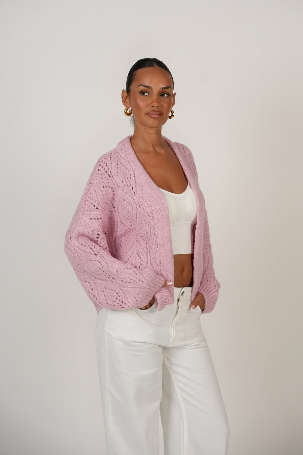 Cardigan Calado Oversize foto 21