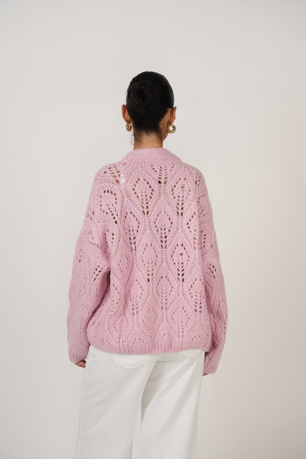 Cardigan Calado Oversize foto 23