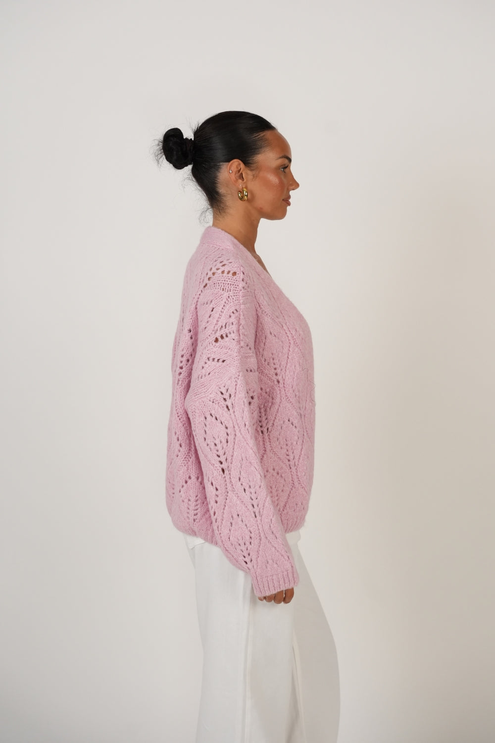 Cardigan Calado Oversize foto 24