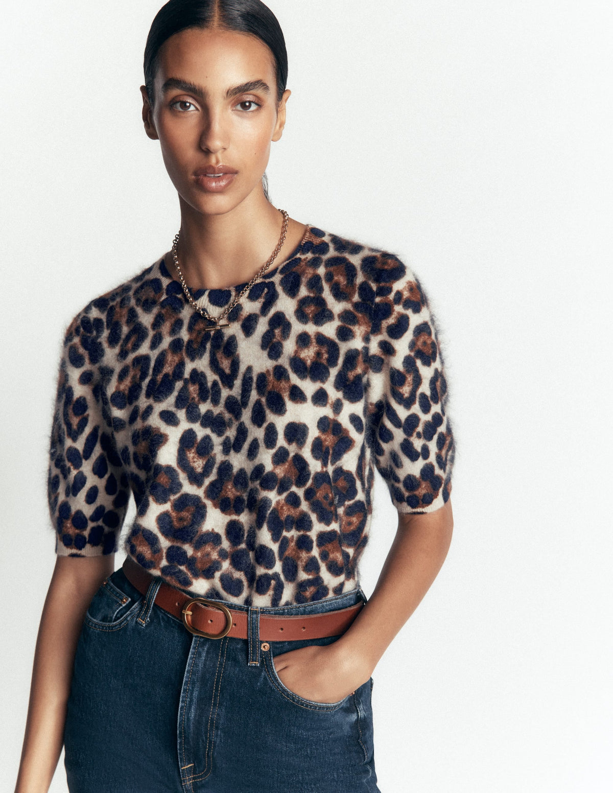 Camiseta Cachemira Leopardo foto 1